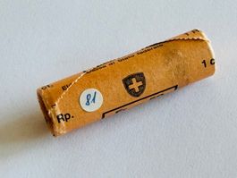 1981 Rolle 1 Rappen Original Verpackung Kat. CHF 60.-