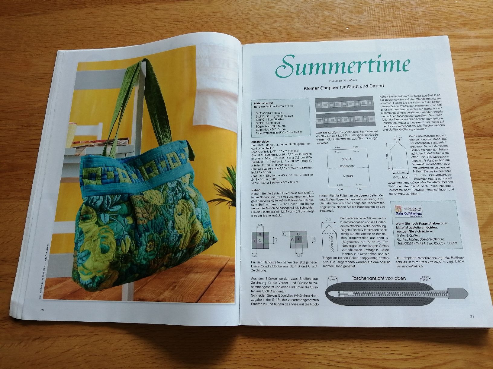 Riviste & Magazine: Patchwork Taschen Spezial - 30 Ideen mit  Arbeitsbogen – Nuovo (secondo la descrizione) da Honau venduto da holunder3 3