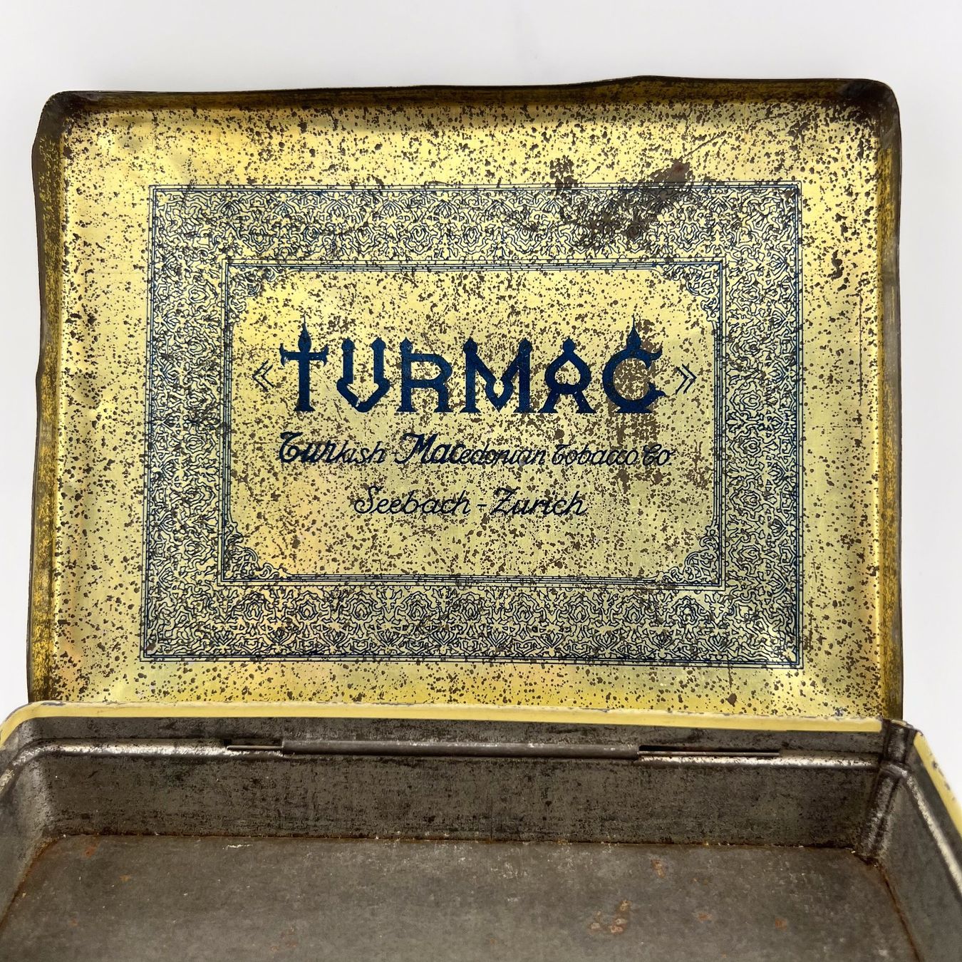 Dosen: Vintage Blechdose Turmac Brun Zigaretten Reklame Blech Dose – Gebraucht aus Neuhausen von rraayy 5