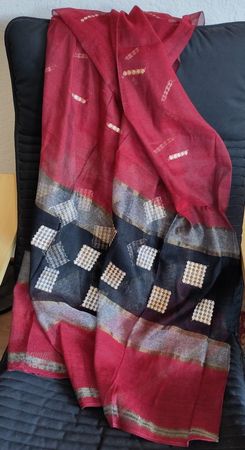 Langer Foulard aus Pakistan (Ethnic), neu, tolle Farben!