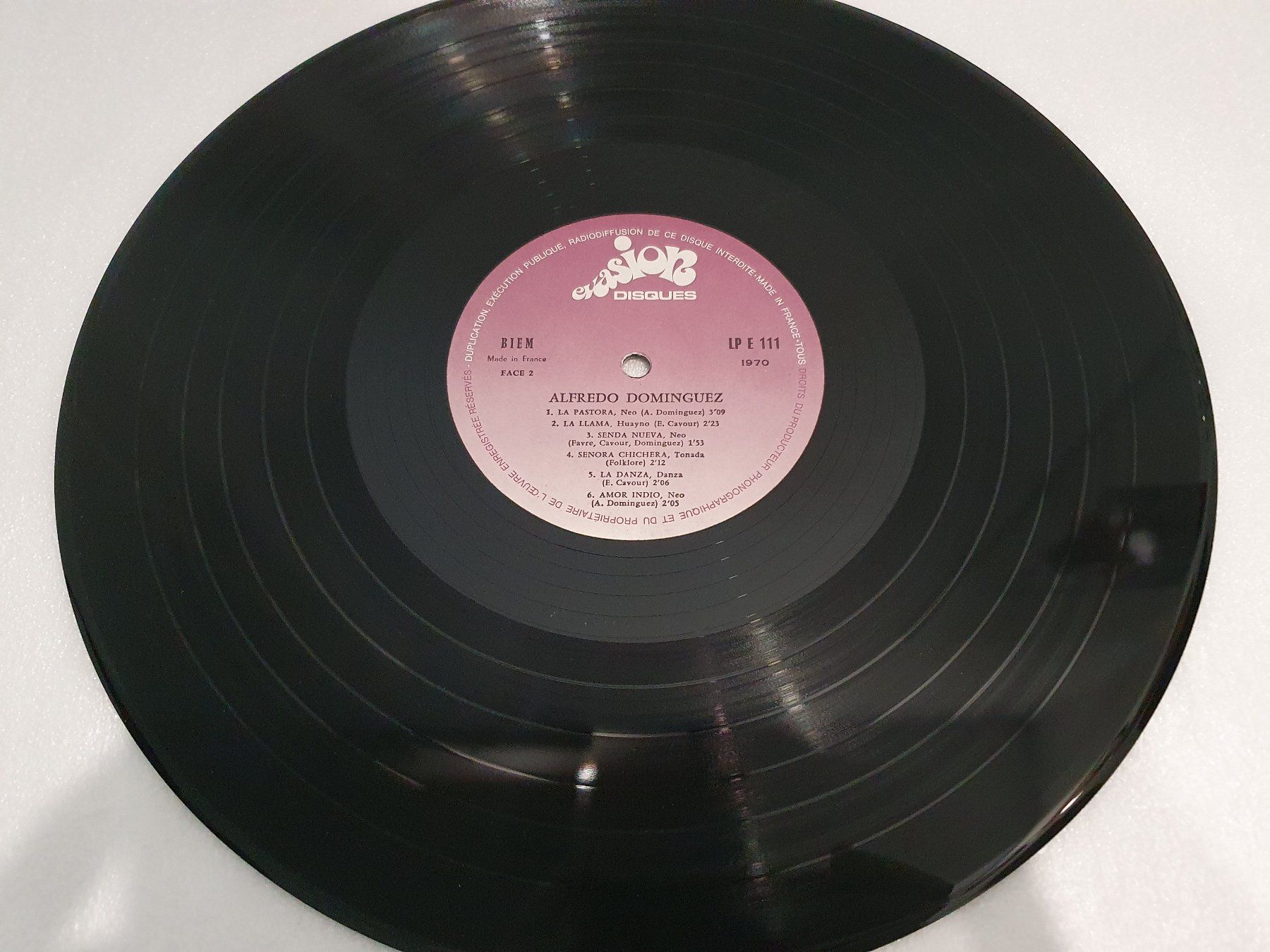 Dischi in vinile: Alfredo Dominguez – Usato da Uster venduto da Vinyl-Leidenschaft 4