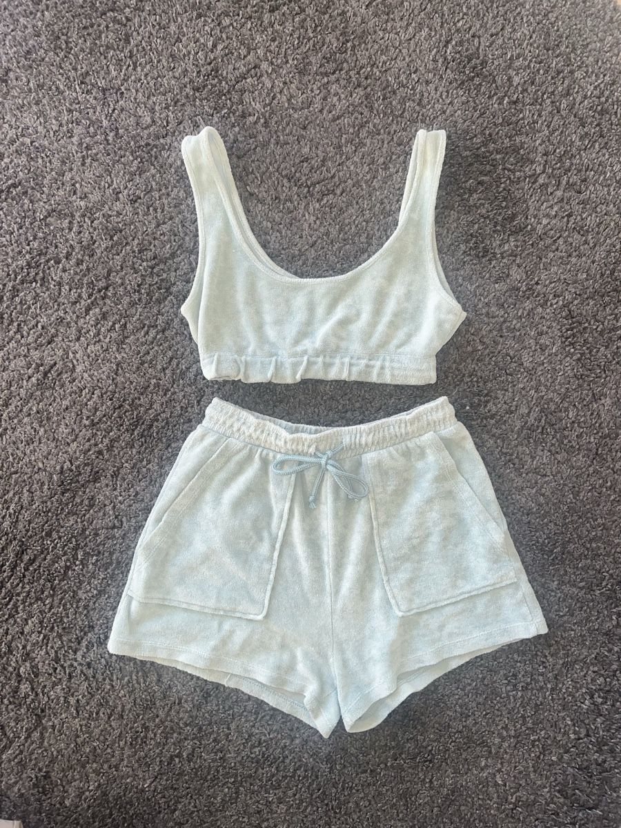 Zara Lotti di vestiti: Zara Frotte Set, iceblau Gr. S – Usato da Effretikon venduto da Briga.S.