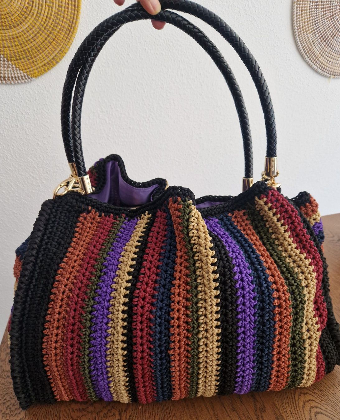 Borse da donna: SAC EN CROCHET HANDMADE – Nuovo e nell'imballaggio originale da Camorino venduto da JPHANDMADE1 2