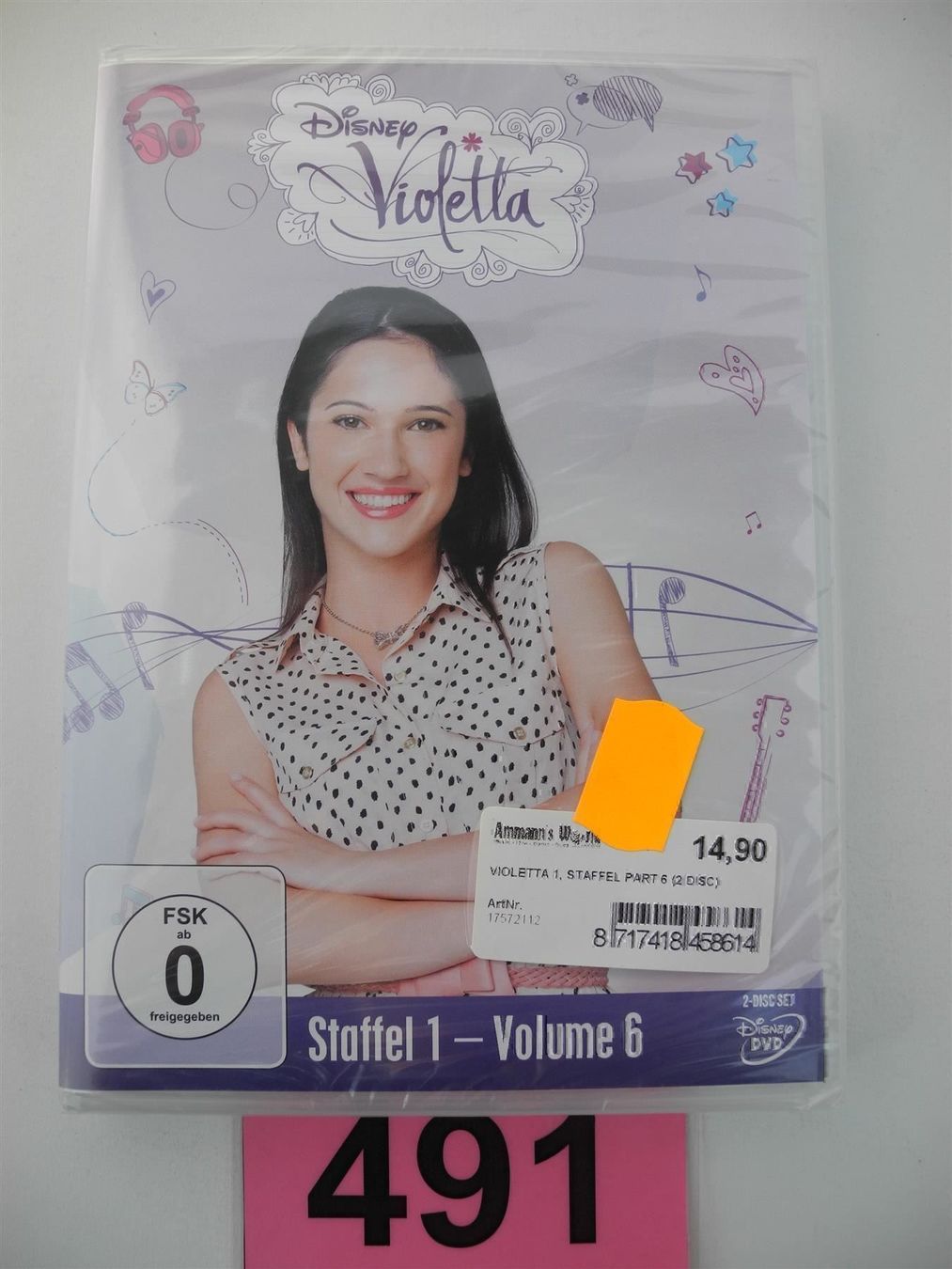 Tutti i DVDs: Disney Violetta Volume 6, Nr. 491 – Nuovo e nell'imballaggio originale da Kottwil venduto da Crazyrolf