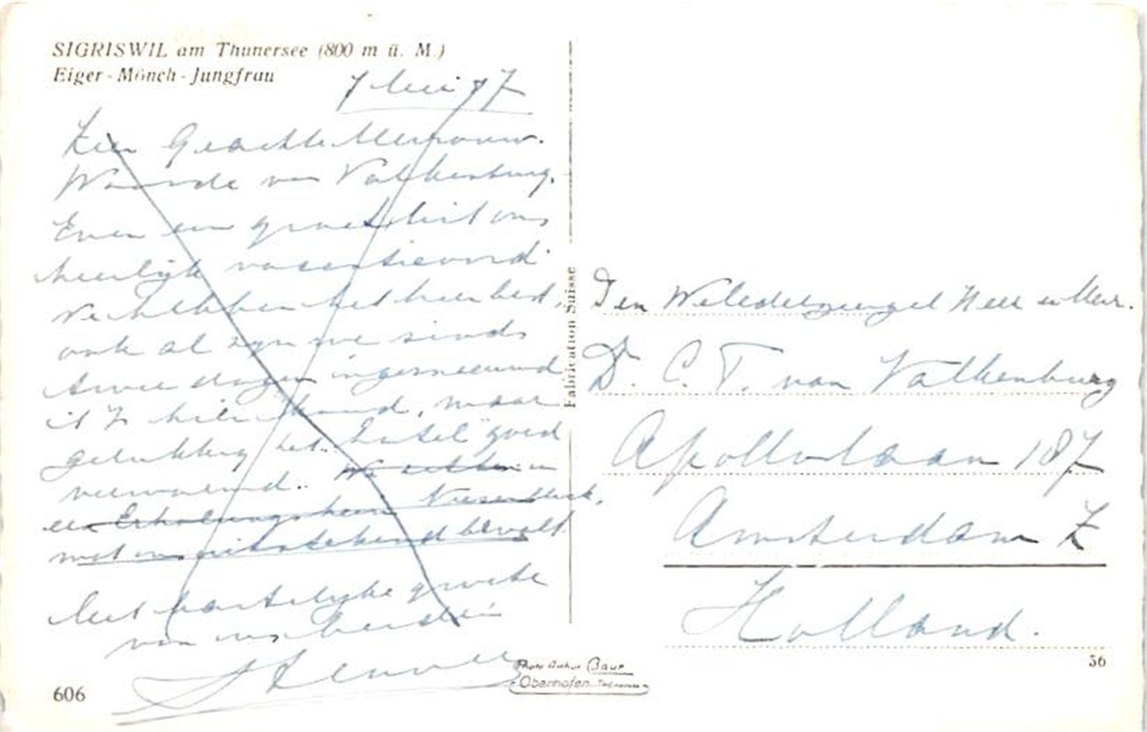 Cartes postales: Sigriswil, Kühe – D'occasion à Ottikon b.Kemptth. par Neptun1974 1