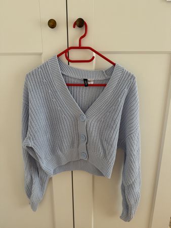 Cardigan Hellblau