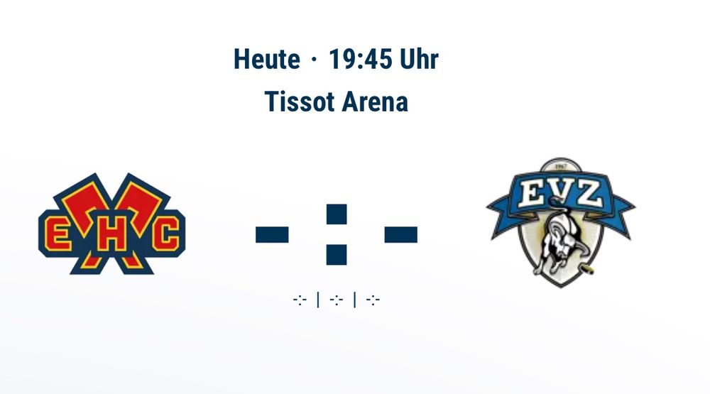 EHC Biel vs. EV ZUG, Sitzplatz, 23.12.2023 Kaufen auf Ricardo