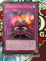 Yu-Gi-Oh Niederträchtige Haltung