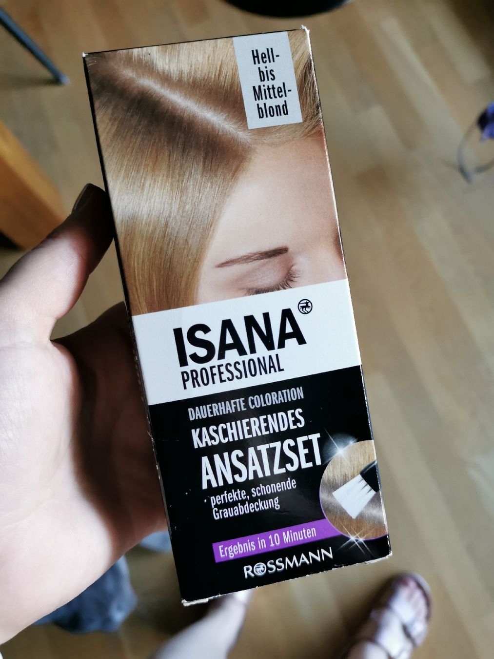 Tinte: ISANA Ansatzfarbe Hell- bis Mittelblond – Nuovo e nell'imballaggio originale da Weinfelden venduto da Heldin11