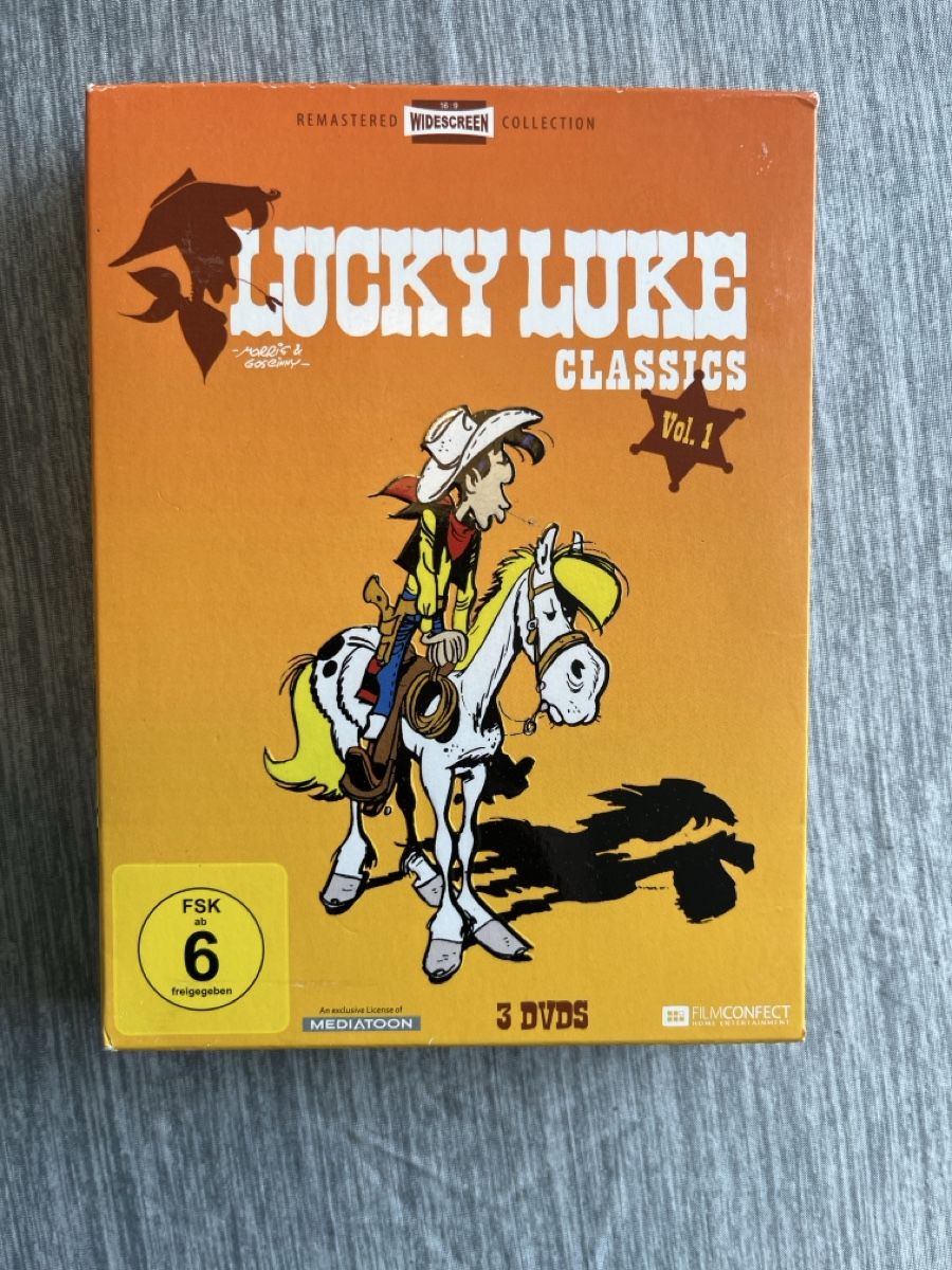 Tutti i DVDs: Lucky Luke und Asterix1 - 3 DVDs - – Usato da Wetzikon ZH venduto da Steve1971