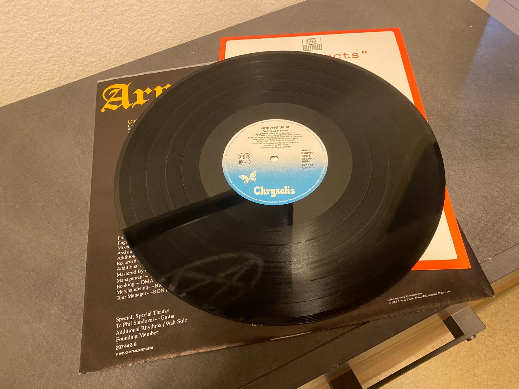Schallplatten: Armored Saint - Delirious Nomad Orginal LP 1985 – Gebraucht aus Basel von VinylLover68 6