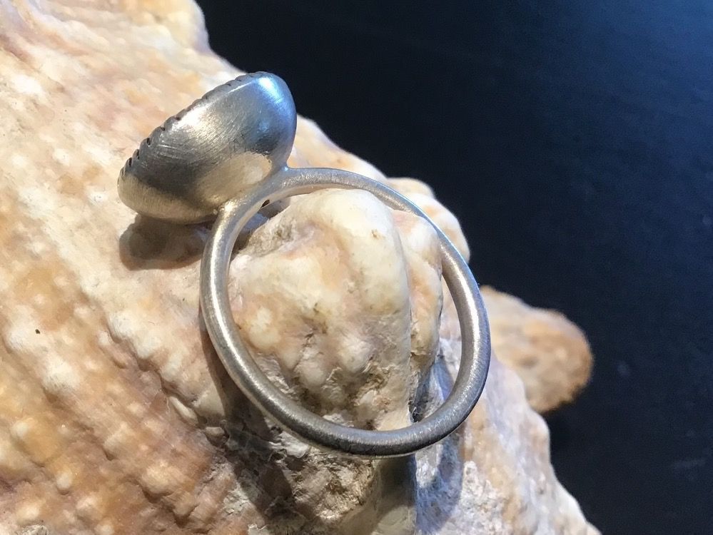 Bagues: Hübscher Silber Ring mit Chalzedonit Gr. 58 – Neuf (Voir description) à Allschwil par rah_8bfj 2