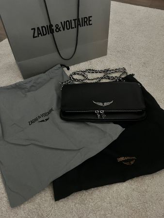 Neuwertige Zadig et Voltaire Tasche "Clutch Rock"