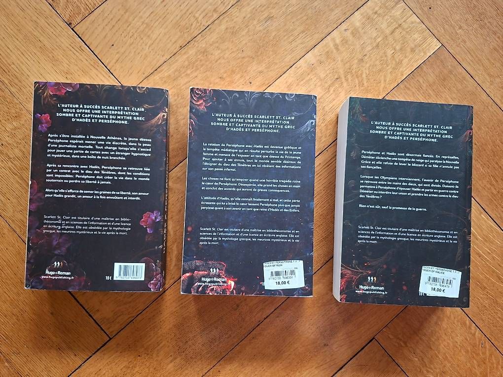 Libri: 3 tomes grand format Hades et Perséphone – Usato da Chêne Bougeries venduto da guimzou 3