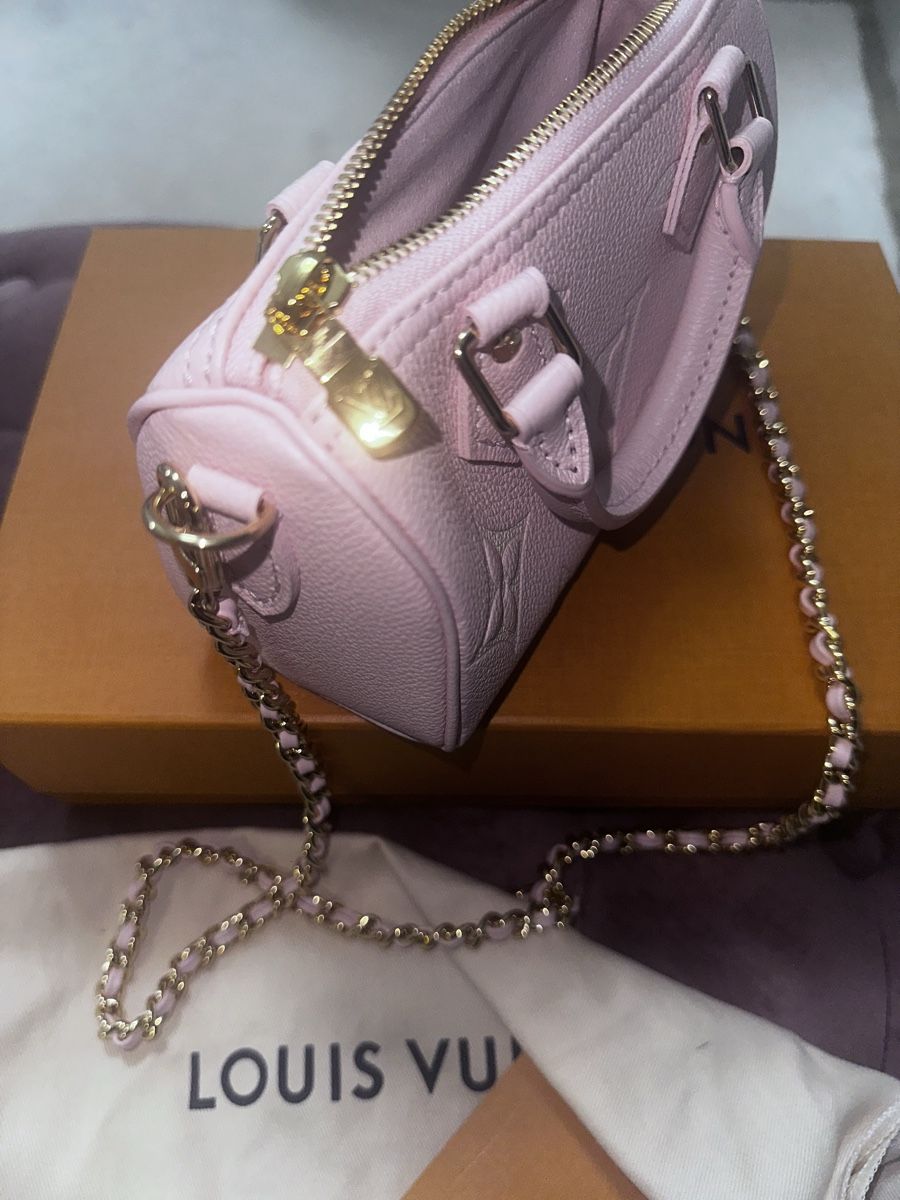 Louis Vuitton Borse da donna: Nano Speedy Rose Quartz – Nuovo e nell'imballaggio originale da Buchs SG venduto da dar_9j67 2