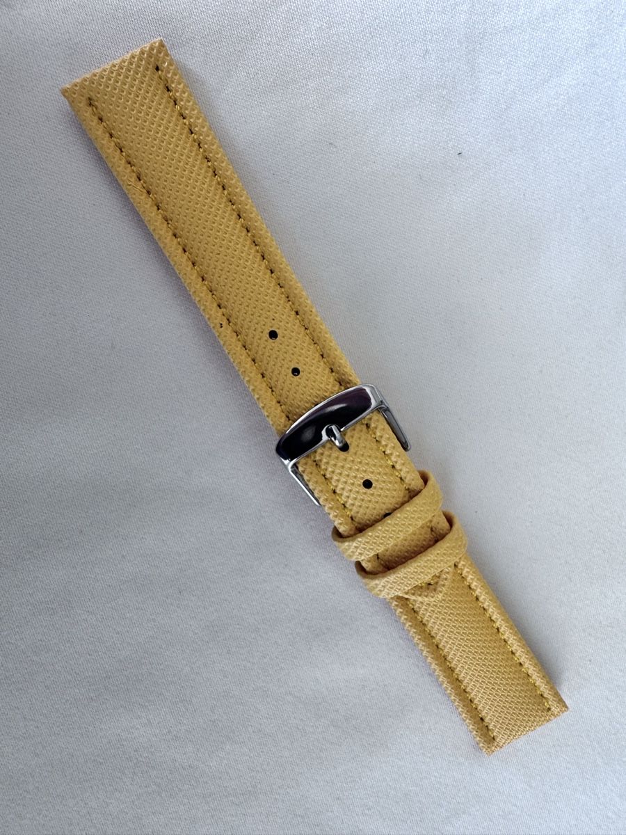 Bracciali & Braccialetti: 5x Yellow Fabric Watch Straps - 20mm Lug Width – Nuovo (secondo la descrizione) da Zürich venduto da 613_g8jy