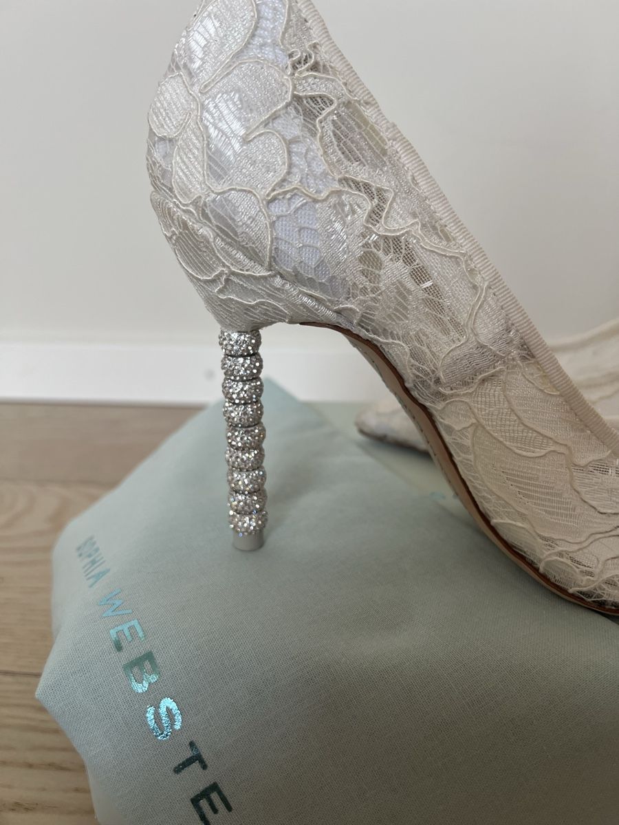Scarpe da donna: Sophia Webster Cristal wedding shoes – Usato da Dully venduto da rev_l7jp 1