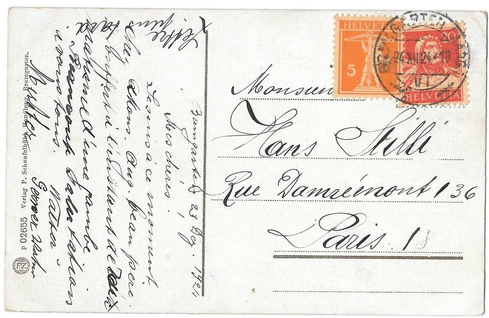 Cartoline postali: Bremgarten Teilansicht – Usato da Olten venduto da clotaldi 1