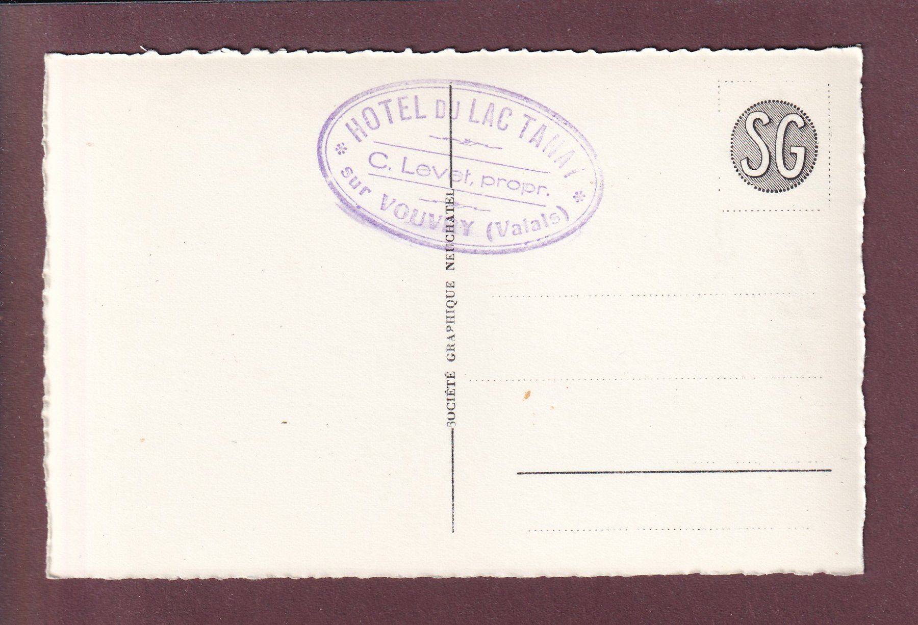 Cartoline postali: LAC TANAY - Alpes vaudoises – Usato da Pully venduto da nicecards 1