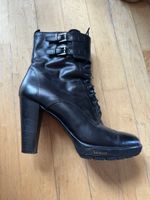 Baldinini Gr.40 schwarz Fell Leder