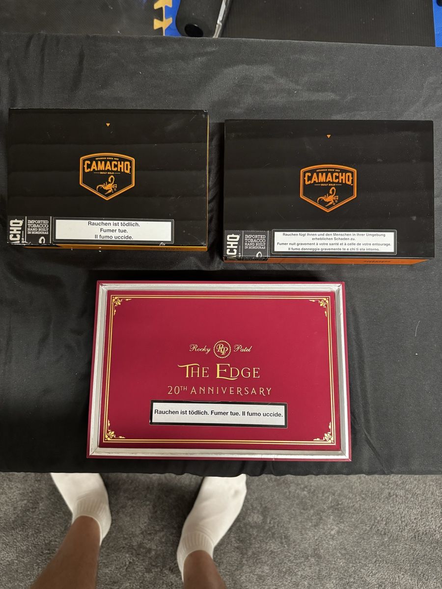 Camacho Sigari: Camacho & Rocky Patel empty Cigar Boxes – Usato da Seuzach venduto da kaufes8 1