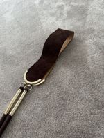 Authentic Ladies’ Brown Gucci Suede Belt Size 44 - Chic!