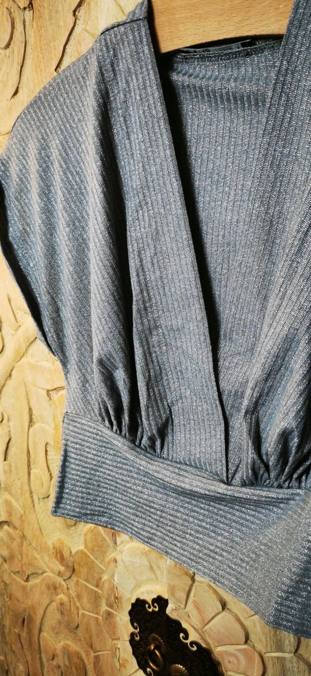 Zara Top: ZARA Top in Silber - S – Usato da Wettingen venduto da JasminL92 1