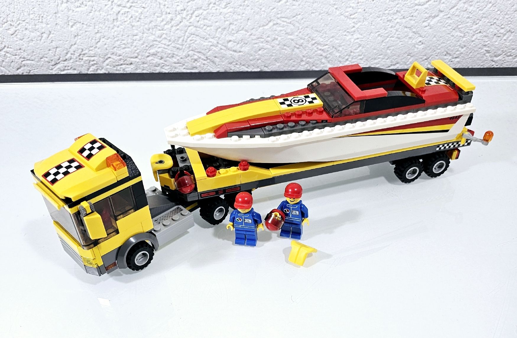 Lego Kit di costruzioni: LEGO CITY 4643 LKW MIT POWERBOOT – Usato da Turbenthal venduto da Ddanuh 8