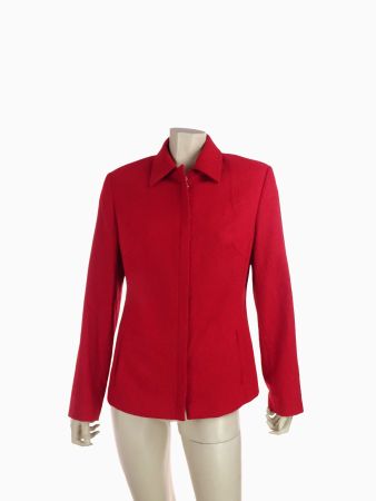 Marc Aurel 100% Schurwolle rote Jacke Gr 38