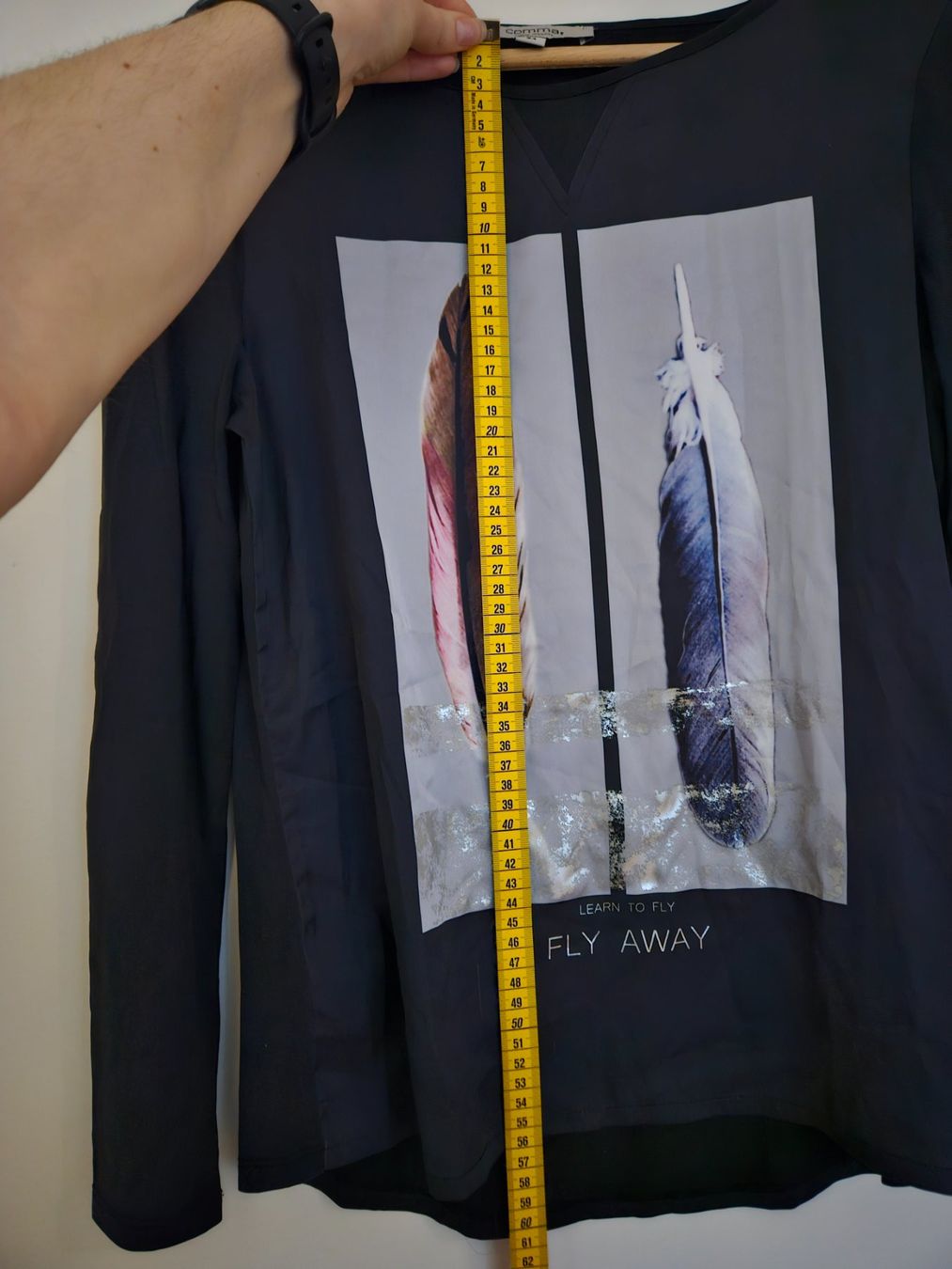 Maglioni & Felpe: Comma,: super leichter Pulli mit Feder-Motiv Gr.34 – Usato da Schaffhausen venduto da sabrina915 4
