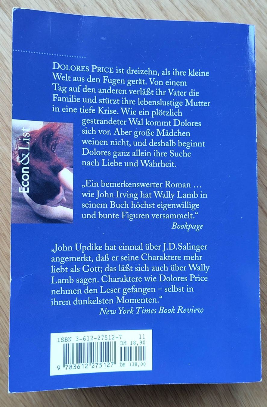 Libri: Die Musik der Wale - Wally Lamb – Usato da Zürich venduto da kba_579s 1