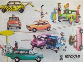 Poster alte Mini 850/1000/1100 Clubman/Innocenti
