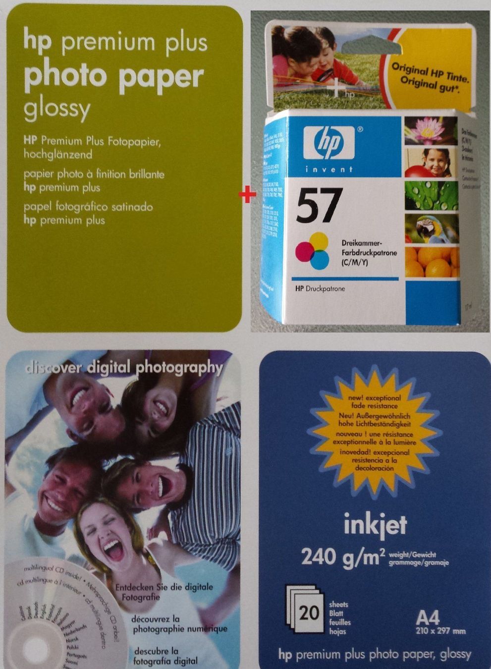 Hewlett Packard Stampanti: HP Original - Zubehörset 2 – Nuovo e nell'imballaggio originale da Rotkreuz venduto da CLASAX