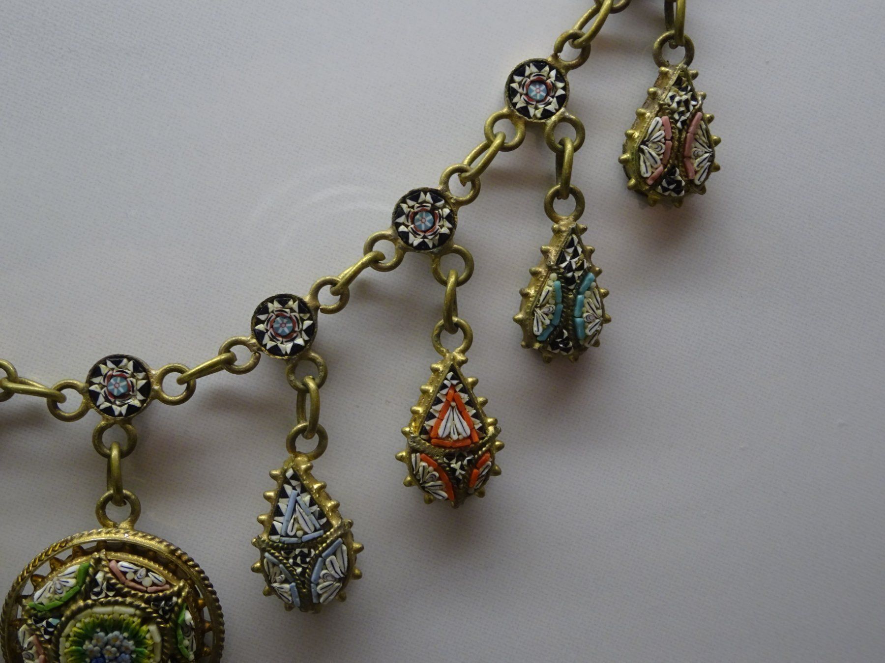 Catenine: Mikromosaik Collier – Usato da Esslingen venduto da FetteSchnecke 7