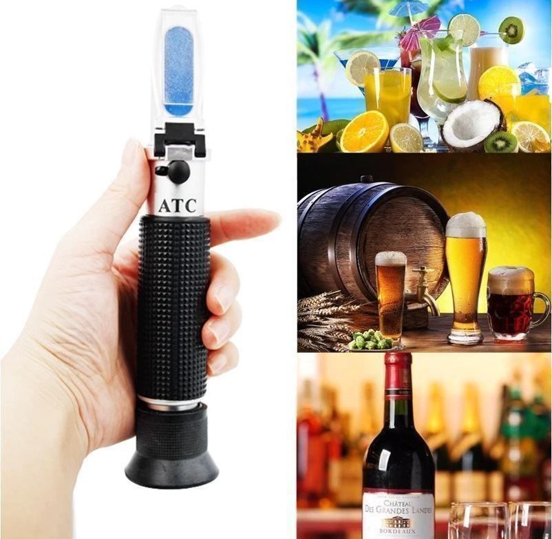 Misurare: Alkoholrefraktometer - 0-80 % - Réfractomètre à alcool – Nuovo e nell'imballaggio originale da Lausanne venduto da animalopolis