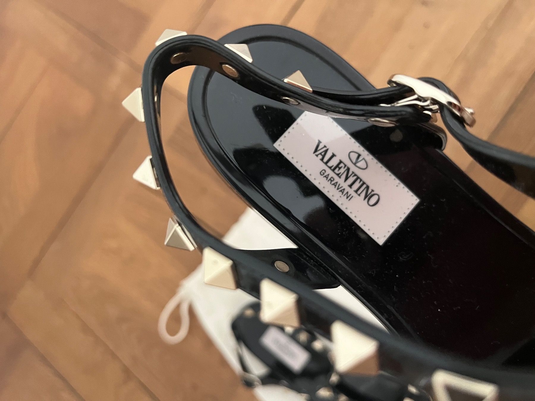 Valentino Scarpe da donna: Valentino Rockstud Schwarze Sandalen – Nuovo (secondo la descrizione) da Meilen venduto da Emma_321 7