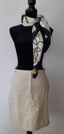 Valentino Jeans Sommer Rock kurz   Gr. 36 Beige