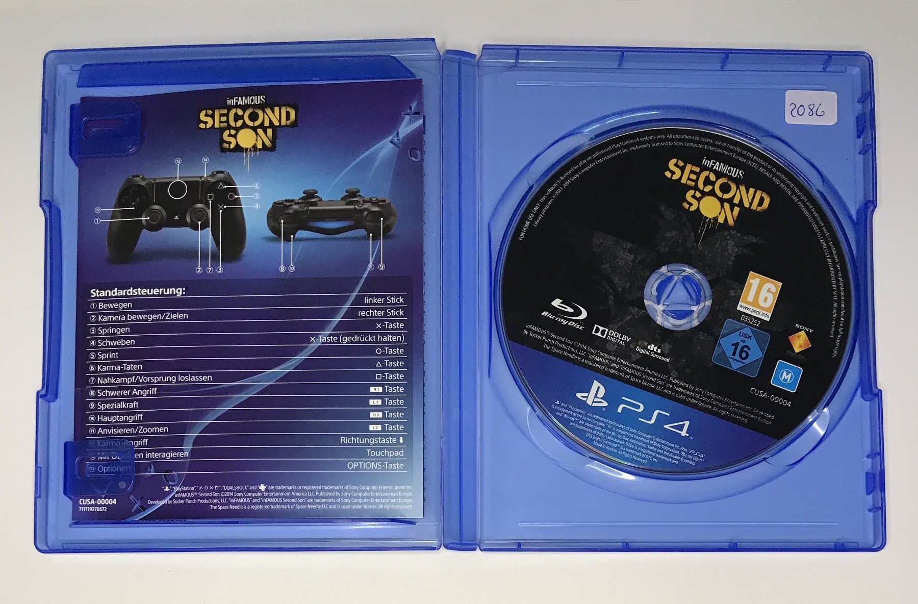 Spiele: PS4 - inFAMOUS Second Son – Gebraucht aus Allschwil von Bullach 1