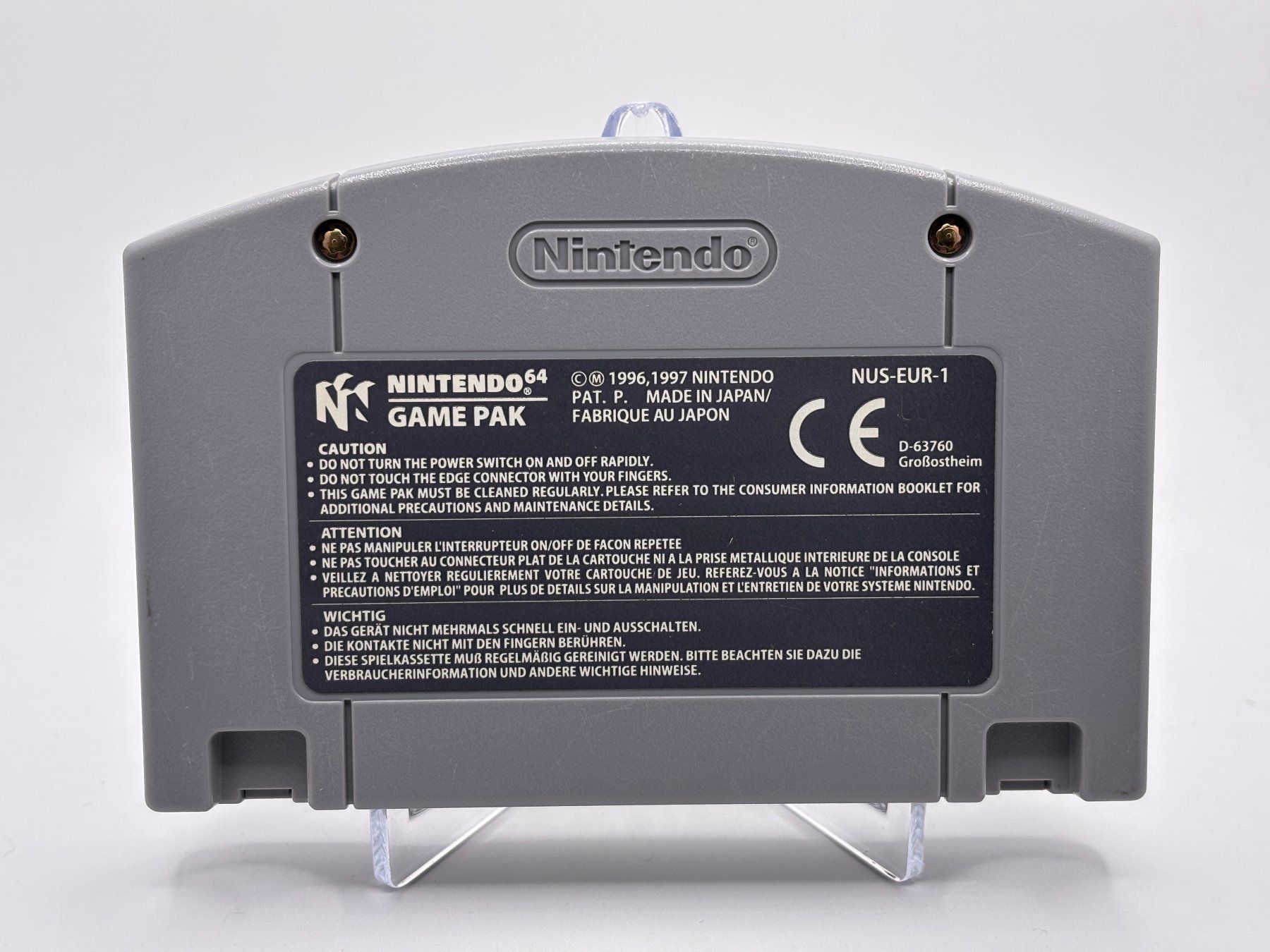 Nintendo Giochi: N64 - Super Mario 64 – Usato da Allschwil venduto da Bullach 1