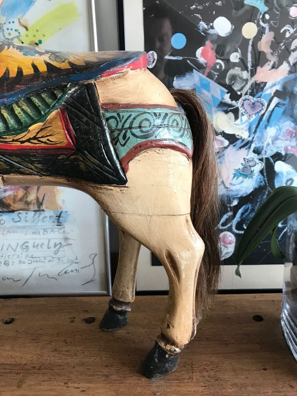Skulpturen & Statuen: Cheval en bois début 20ème antik – Gebraucht aus Vallamand von Bricbracbroc82 3