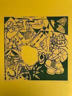 Xilografie: Rolf Winnewisser, Holzschnitt – Usato da Zürich venduto da Baumgarten05 1
