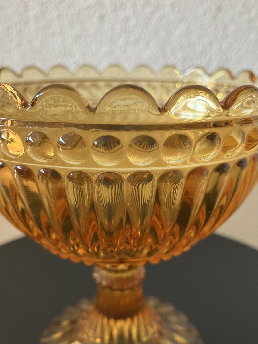 Iittala Ciotole: Vintage Iittala Mariskooli 155mm bernsteinfarbig – Usato da Stäfa venduto da ummroxana 1