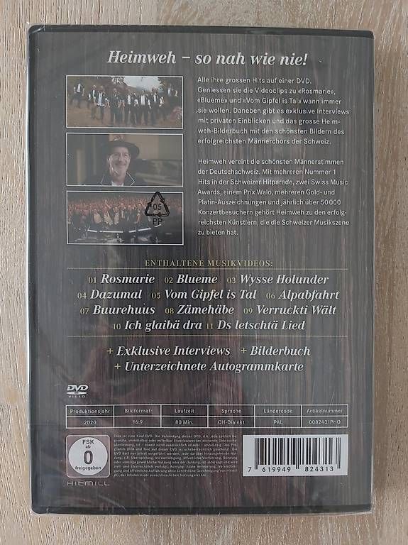 Tutti i DVDs: DVD Heimweh NEU !! – Usato da Zuzwil SG venduto da Speedy88 1