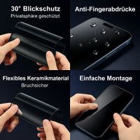 Apple iPhone 11 Pro Max Displayschutzfolie Keramik Privacy