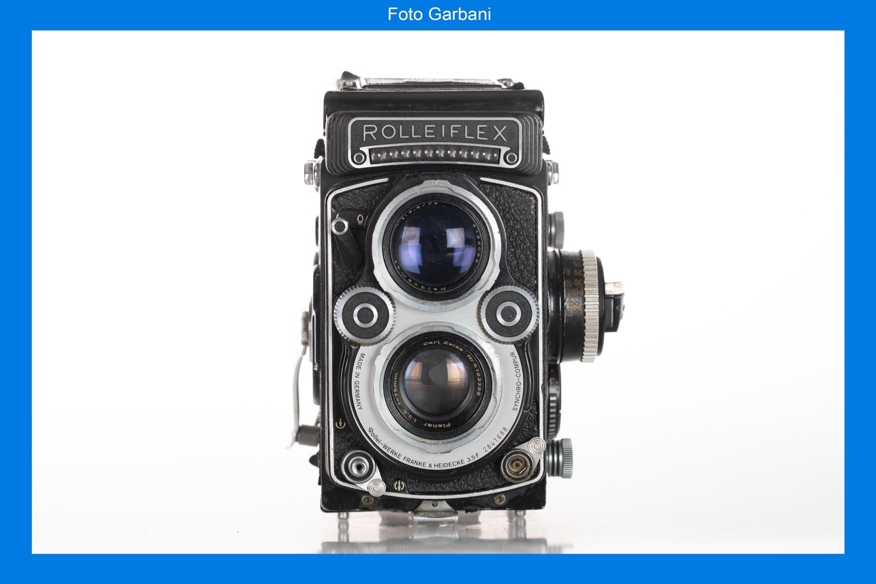 Rollei Fotocamera: Rolleiflex Model F – Usato da Muralto venduto da FotoGarbani