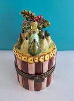 Dekorative Weihnachts Schmuckdose Porzellan, Villeroy & Boch