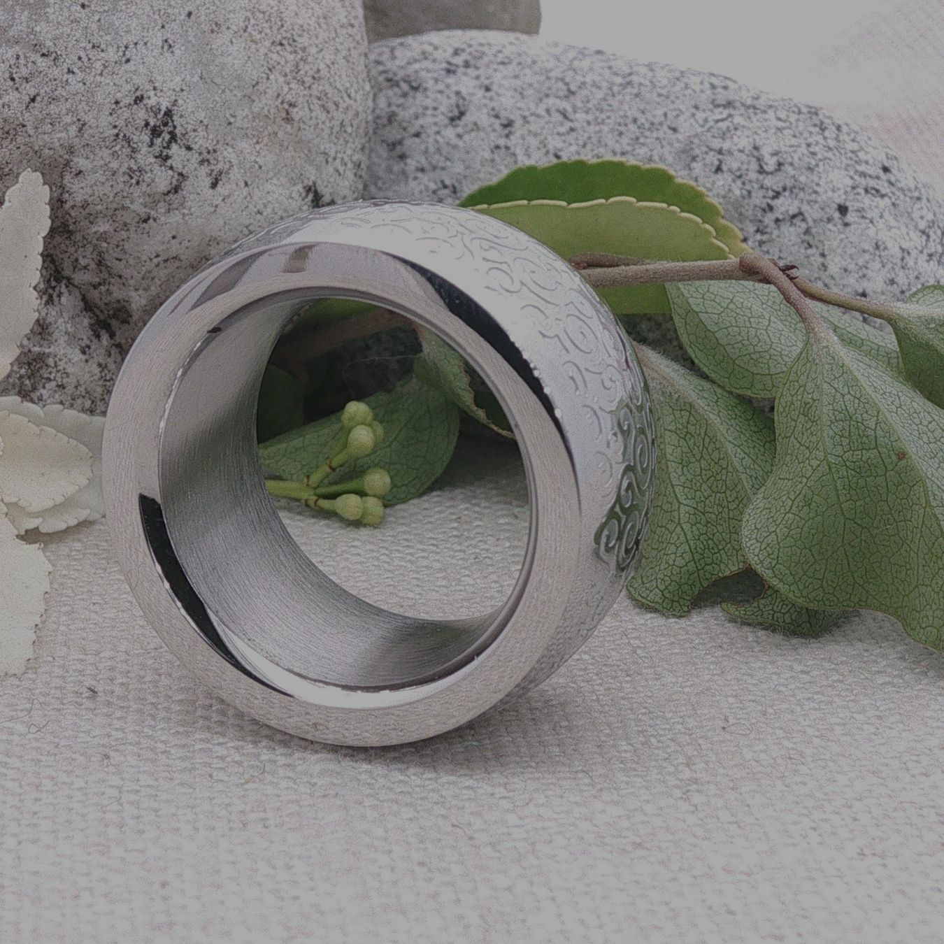 Olga Ribler Ringe: Statement Ring Edelstahl Grösse 56 – Neu (gemäss Beschreibung) aus Luzern von Schmuckoutlet 5