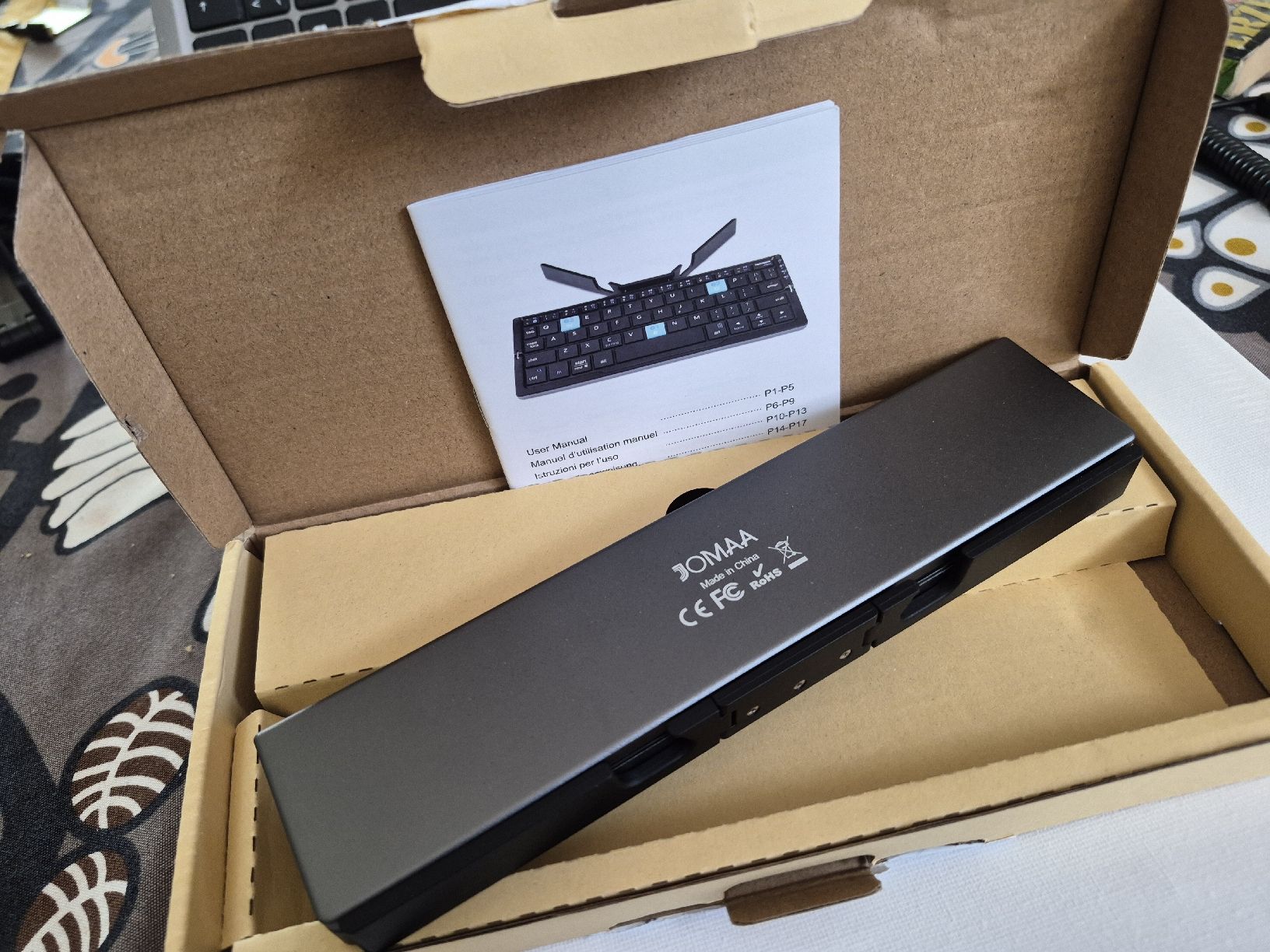 Tastiere: Foldable Bluetooth Keyboard - Portable & Rechargeable! – Nuovo e nell'imballaggio originale da Basel venduto da Jaby999 2