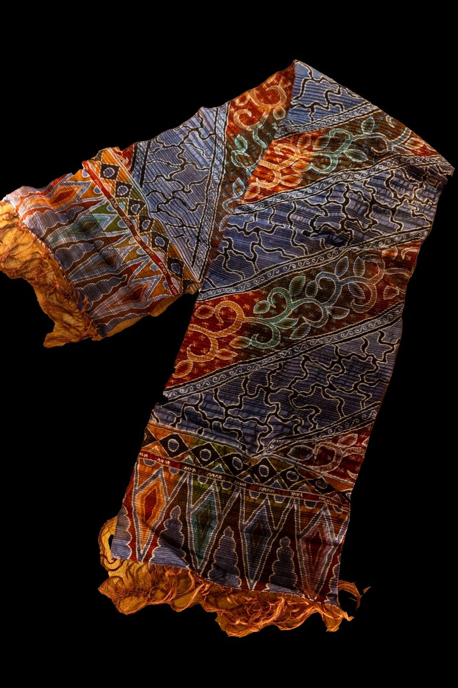 Tessuti:  Batik Tulis auf strukturierter Seide – Nuovo (secondo la descrizione) da Romanshorn venduto da ras_b6lp 1