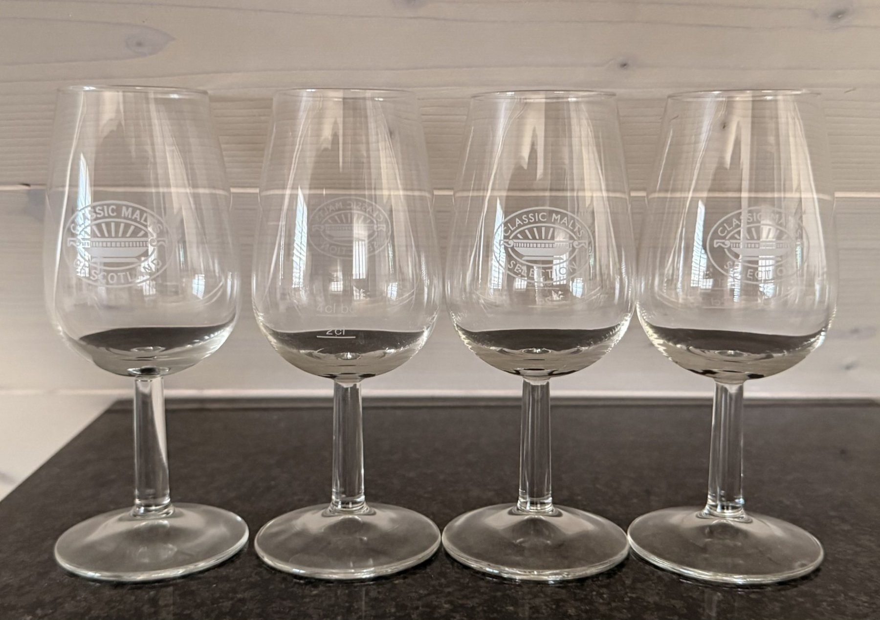 Bicchieri: 4 Whisky-Gläser Classic Malts Selection 2cl & 4 cl – Usato da Lommis venduto da manmarmi 1